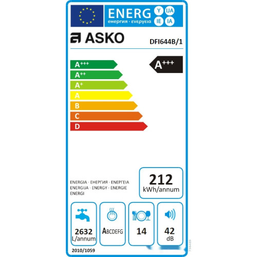 Посудомоечная машина Asko DFI644B/1 — изображение 5